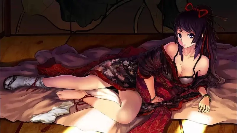 Hình nền anime girl cute động làm nổi bật các chi tiết tinh tế